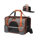 Bolsa de Transporte Pet de Luxo 44x26x29 em Couro Cães e Gatos