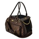 Bolsa de Transporte Pet Luxo Fashion Paris Marrom