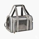 Bolsa de Transporte Pet para Cães e Gatos Viagem Avião Cabine Até 14kg Tecido Resistente com Tapete Macio e Alça de Ombro