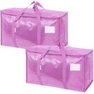 Bolsa de transporte TICONN Extra Large, 24 galões, volume 68 L, rosa, pacote com 2 unidades