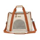 Bolsa de Transporte Up4You para Cães e Gatos Bege, Leve, Dobrável e Ventilada