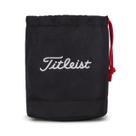 Bolsa de treino de golfe Titleist preta e vermelha para 3 dúzias de bolas Bolsa de treino de golfe Titleist preta e vermelha para 3 dúzias de bolas