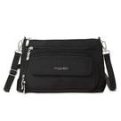 Bolsa de uso diário original Baggallini preta de nylon para mulheres