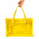 Bolsa de Verão Transparente Resistente com Zíper e Necessaire