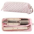 Bolsa de viagem acolchoada para ferramentas de cabelo Voryssent, rosa floral Bolsa de viagem acolchoada para ferramentas de cabelo Voryssent, rosa floral
