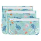 Bolsa de viagem Bumkins Toiletry aprovada pela TSA, conjunto de 3