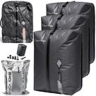 Bolsa de viagem com compressão a vácuo BlackVoyage reutilizável, pacote com 3 litros