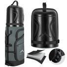 Bolsa de viagem de golfe UNIHIMAL 55 polegadas, estojo rígido para PC, rodas, cinza