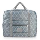 Bolsa De Viagem Dobrável Retangular Estampa Listrada Jacki Design Cinza