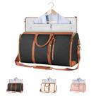 Bolsa de viagem Luux 2026 Duffle impermeável com bolso para sapatos preta
