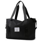 Bolsa De Viagem Multifuncional Dobrável De Grande Capacidade Impermeável Cor:Preto