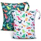 Bolsa de viagem para roupa suja, impermeável, roupa seca e úmida, 2 unidades