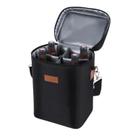 Bolsa de Vinho Térmica Wine Bag 4 Garrafas Vinho Multiuso Preto Bolsa de Vinho Térmica Wine Bag 4 Garrafas Vinho Multiuso Preto