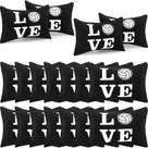 Bolsa de voleibol Love Makeup Bag Organizer Travel 18 unidades