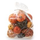 Bolsa decorativa para encher vasos ANDALUCA com mini abóboras e orbes Bolsa decorativa para encher vasos ANDALUCA com mini abóboras e orbes