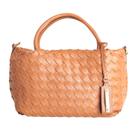 Bolsa Dm Capri Trançada Caramelo