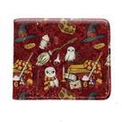Bolsa dobrável em couro de anime Wallet Magic Witch Hat Eagle