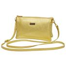 Bolsa Dourada Feminina Transversal Tiracolo Pequena Couro Legitimo Madamix Bolsa Dourada Feminina Transversal Tiracolo Pequena Couro Legitimo Madamix