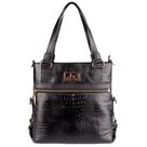 Bolsa duas em uma de couro Luiza preto Feminino