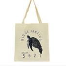 Bolsa Ecobag 100% algodão +55 21 TARTARUGA (lilás)