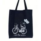 Bolsa Ecobag 100% algodão Black HAPPY TIME FOREVER