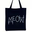 Bolsa Ecobag 100% algodão Black MEOW