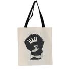 Bolsa Ecobag 100% algodão BLK KING (alça preta)