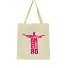 Bolsa Ecobag 100% algodão CRISTO (rosa)
