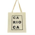 Bolsa Ecobag 100% algodão Estampa CARIOCA