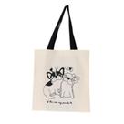 Bolsa Ecobag 100% algodão Estampa DOG LOVE (Alça preta)