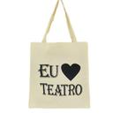 Bolsa Ecobag 100% algodão Estampa EU S2 TEATRO