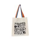 Bolsa Ecobag 100% algodão Estampa GATOS (arco-íris)