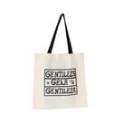 Bolsa Ecobag 100% algodão Estampa GENTILEZA (Alça preta)