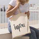 Bolsa Ecobag 100% algodão Estampa INSPIRE Bolsa Ecobag 100% algodão Estampa INSPIRE