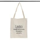 Bolsa Ecobag 100% algodão Estampa LEÃO Bolsa Ecobag 100% algodão Estampa LEÃO