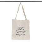 Bolsa Ecobag 100% algodão Estampa LIBRA