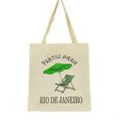 Bolsa Ecobag 100% algodão Estampa PARTIU PRAIA (verde) Bolsa Ecobag 100% algodão Estampa PARTIU PRAIA (verde)