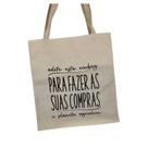 Bolsa Ecobag 100% algodão estampa PLANETA GRATO Bolsa Ecobag 100% algodão estampa PLANETA GRATO
