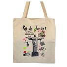 Bolsa Ecobag 100% algodão estampa RJ COLOR