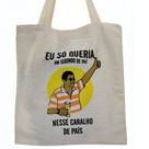 Bolsa Ecobag 100% algodão Estampa ZECA PAGODINHO (laranja)