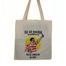 Bolsa Ecobag 100% algodão Estampa ZECA VERMELHA Bolsa Ecobag 100% algodão Estampa ZECA VERMELHA