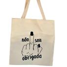 Bolsa Ecobag 100% algodão Não sou Hand