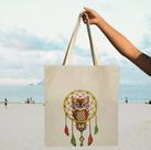 Bolsa Ecobag 100% algodão Tema Coruja