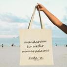 Bolsa Ecobag 100% Algodão tema MANDARAM MEDIR