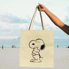 bolsa Ecobag 100% Algodão tema SNOOPY Abraço