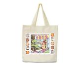 Bolsa EcoBag Algodao Cru Estampa BOB