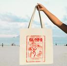 Bolsa Ecobag Biscoito Globo desenho Vermelho