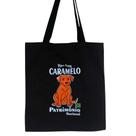 Bolsa Ecobag Black 100% Algodão Reutilizável Estampa Cachorro Vira-Lata Caramelo Patrimônio Nacional Brasil