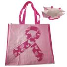 Bolsa Ecobag Conscientizaçao Cancer de Mama Sacola Ecologica Mercado Compras Feira Dobravel Resistente Multiuso Praticidade