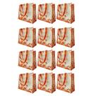 Bolsa Ecobag Ecologica Sacola de Ombro Retornavel Kit 12 Unidades Reutilizavel Mercado Compras Dobravel